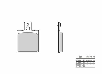 Ducati SL 600 Pantah [Brembo] - Organic brake pads