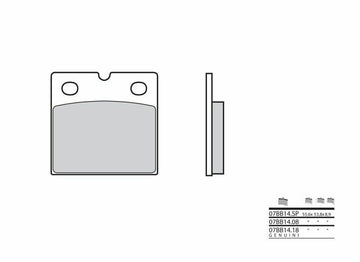 Ducati SL 600 Pantah [Brembo] - brake pads