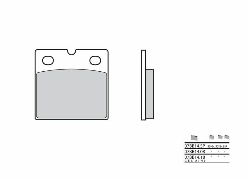 Moto Guzzi Le Mans 3 [Brembo] - brake pads