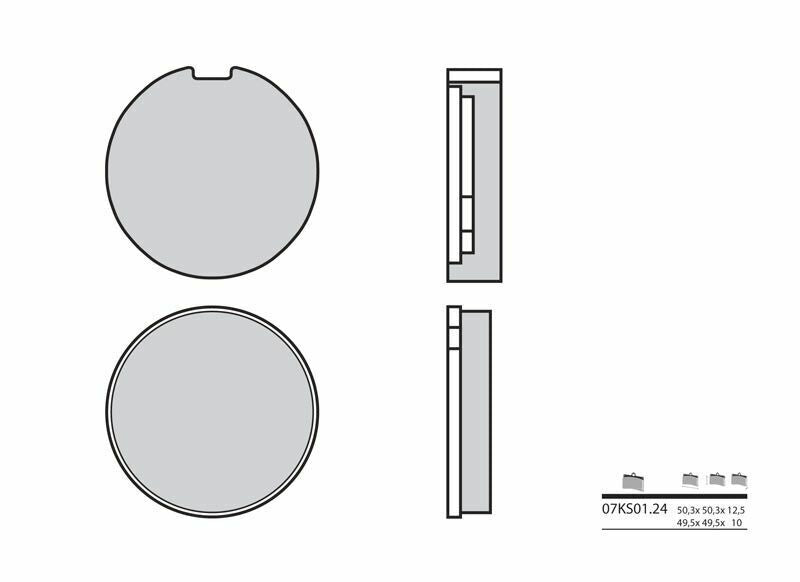 Suzuki GT 550 [Brembo] - Brembo Street Carbon Ceramic Brake pads