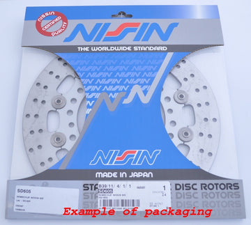 Honda Ntv 650 [NISSIN] - round rigid brake disc - 0