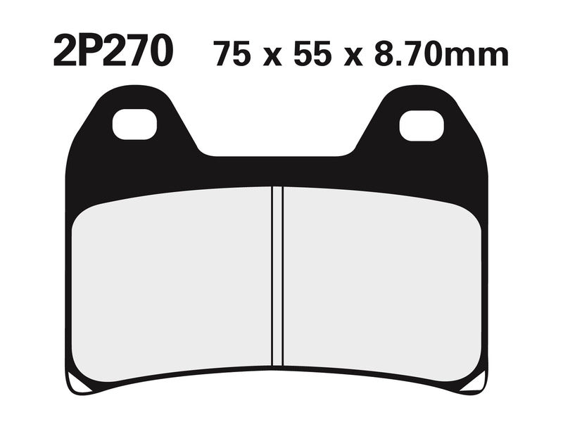 Benelli Leoncino 500 Leoncino500 [Nissin] - semi -metallic brake pads