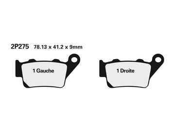 Husqvarna 701 Supermoto H701 [Nissin] - semi -metallic brake pads