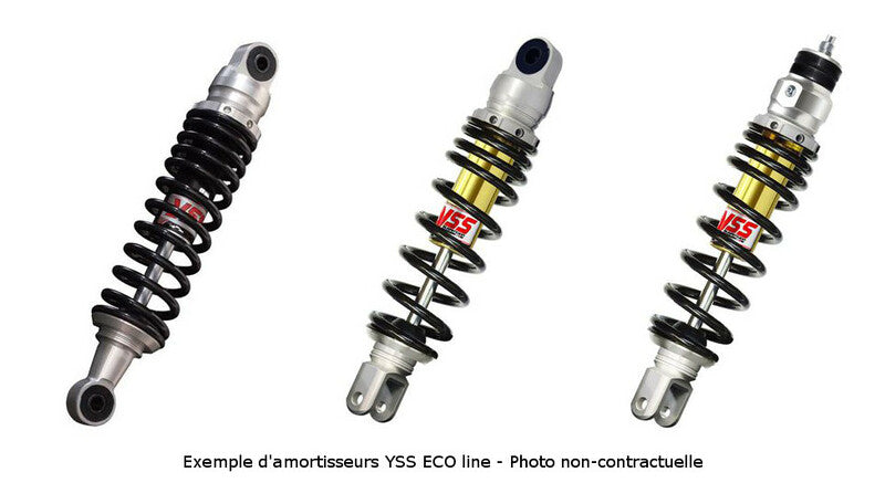 Kawasaki Er 5 [YSS] - double rear shock absorber, double tube hydraulics
