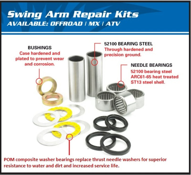 Husqvarna Te 450 Smr [ALL BALLS] - Swingarm repair kit Husqvarna