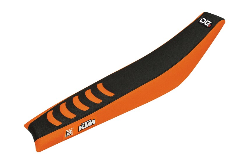 Ktm Exc 200 [BLACKBIRD] - Seat cover Blackbird Double Grip 3 black/orange KTM