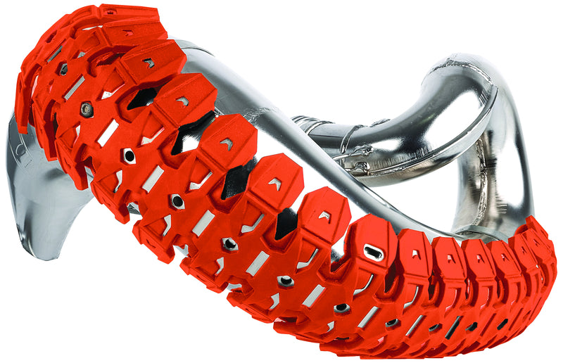 Ktm 640 Duke 2 [POLISPORT] - Armadillo exhaust protector orange