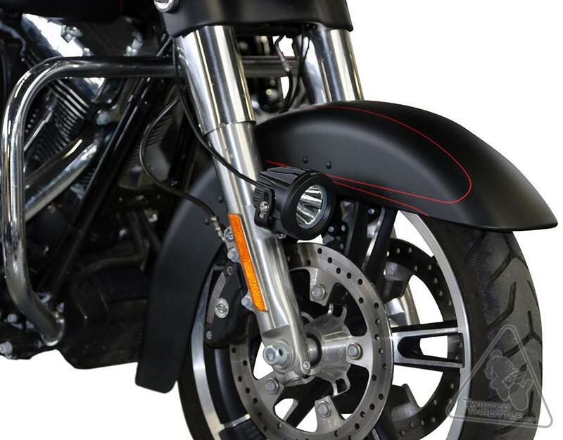 Harley Davidson XL1200X [DENALI] - Lighting bracket fender Harley Davidson