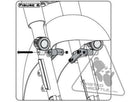 Harley Davidson XL1200X [DENALI] - Lighting bracket fender Harley Davidson-3