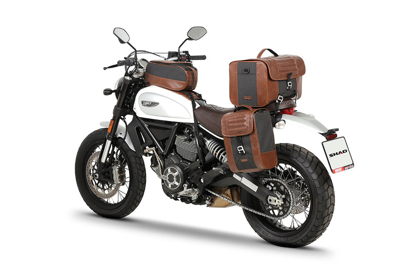 Ducati Scrambler 800 [SHAD] - Side bag holder Café Racer Ducati Scrambler