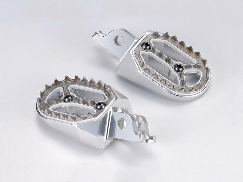 Honda Crf 300 [BIHR] - Footrests BIHR Evolution silver Honda