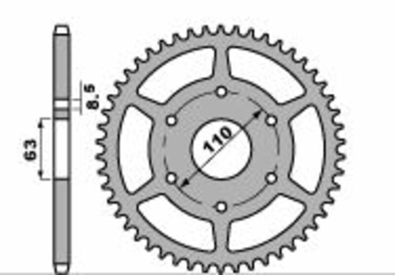 Ktm Rc 390 [PBR] - Sprocket aluminum reinforced - 520