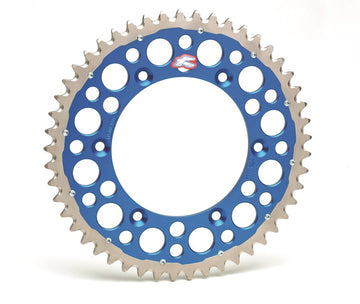 Ktm 640 Adventure [RENTHAL] - TwinColor sprocket aluminum self-cleaning bi-component - 520