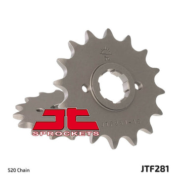 Honda XL 600 RM [JT Sprockets] - Standard steel pinion at the front