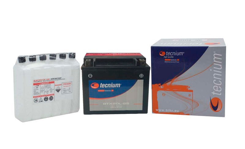 Harley Davidson Fxst [TECNIUM] - Maintenance Free Battery with Acid Pack - BTX20L-BS