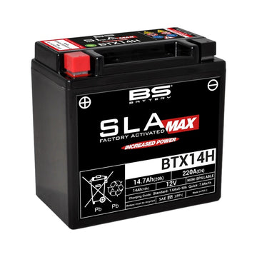 Indian Ftr 1200 [BS BATTERY] - SLA Max Maintenance Free Battery Factory Activated - BTX14H