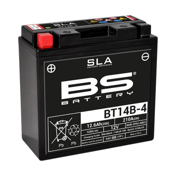 Yamaha Xvs 1100 Drag Star [BS BATTERY] - SLA Maintenance Free Battery Factory Activated - BT14B-4