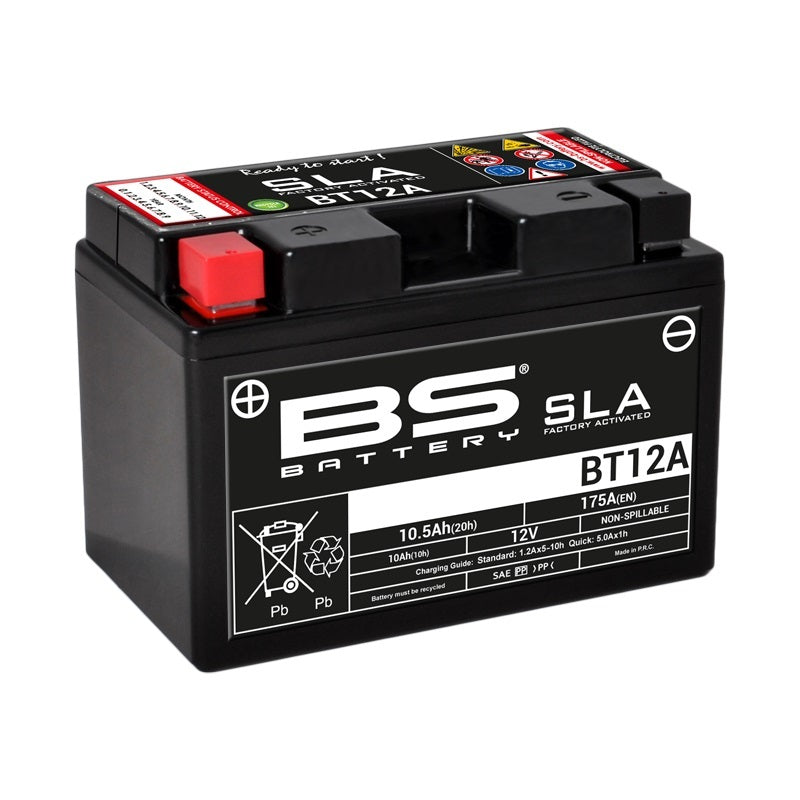Ktm 890 Adventure [BS BATTERY] - SLA Maintenance Free Battery Factory Activated - BT12A
