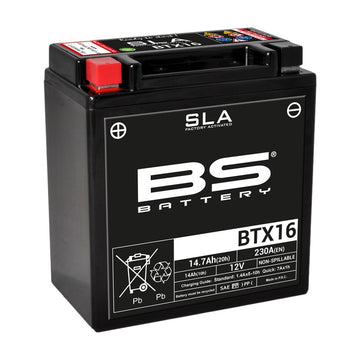 Kawasaki Vn 700 [BS BATTERY] - SLA Maintenance Free Battery Factory Activated - BTX16