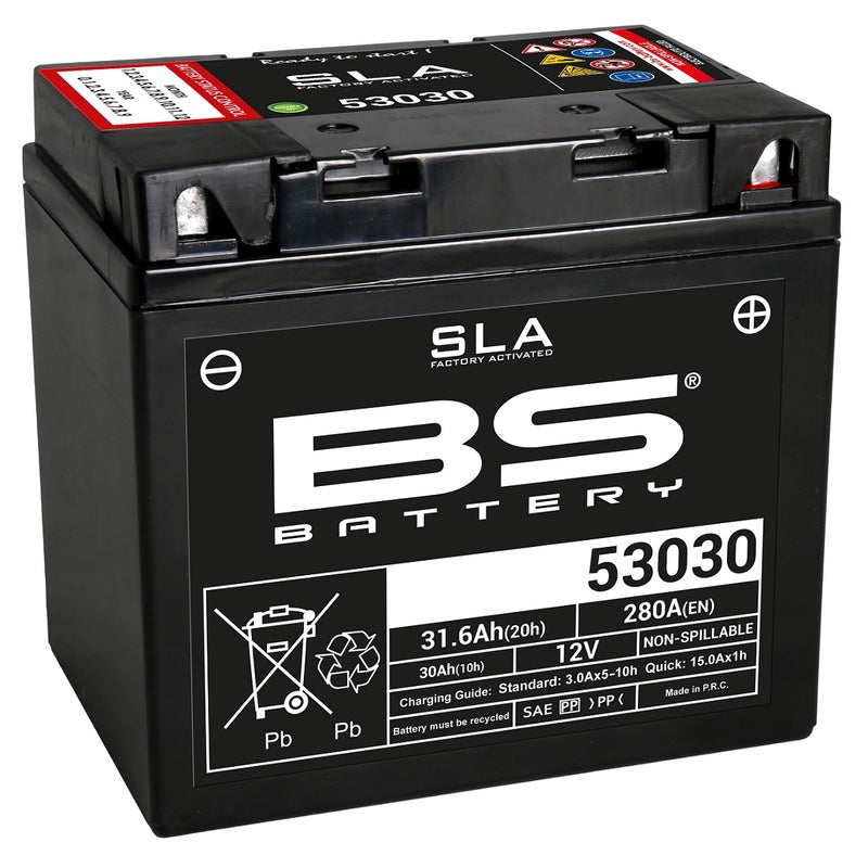 Moto Guzzi 850 Le Mans 3 Vf [BS BATTERY] - SLA Maintenance Free Battery Factory Activated - 53030