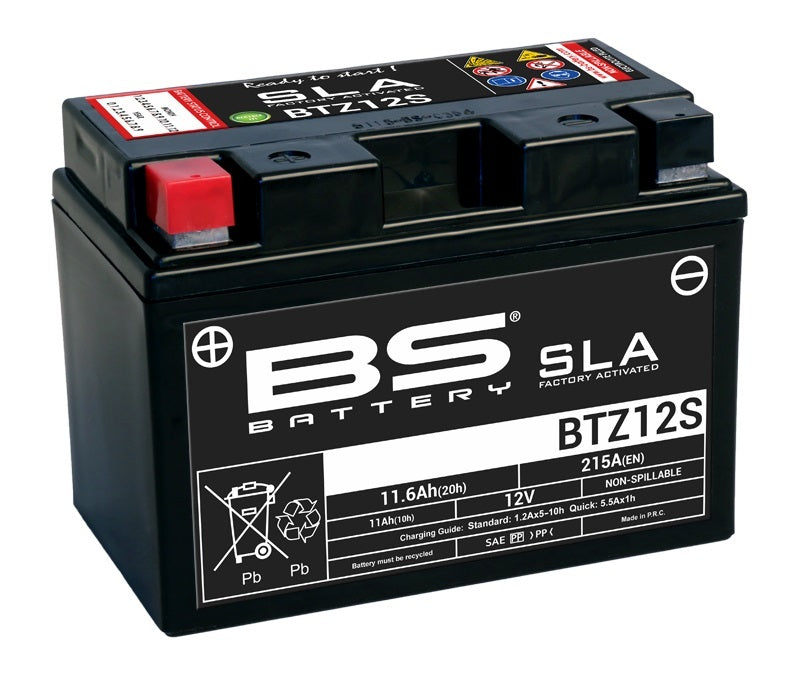 Honda Nc 700 [BS BATTERY] - SLA Maintenance Free Battery Factory Activated - BTZ12S