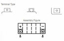 Yamaha Xtz 660 Tenere [Yuasa] - motorcycle battery-2