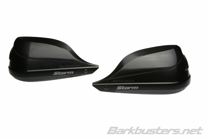 Suzuki GSX 800 S [BARKBUSTERS] - Storm Handguard Set Single Point Clamp Mount-Handlebar End Black
