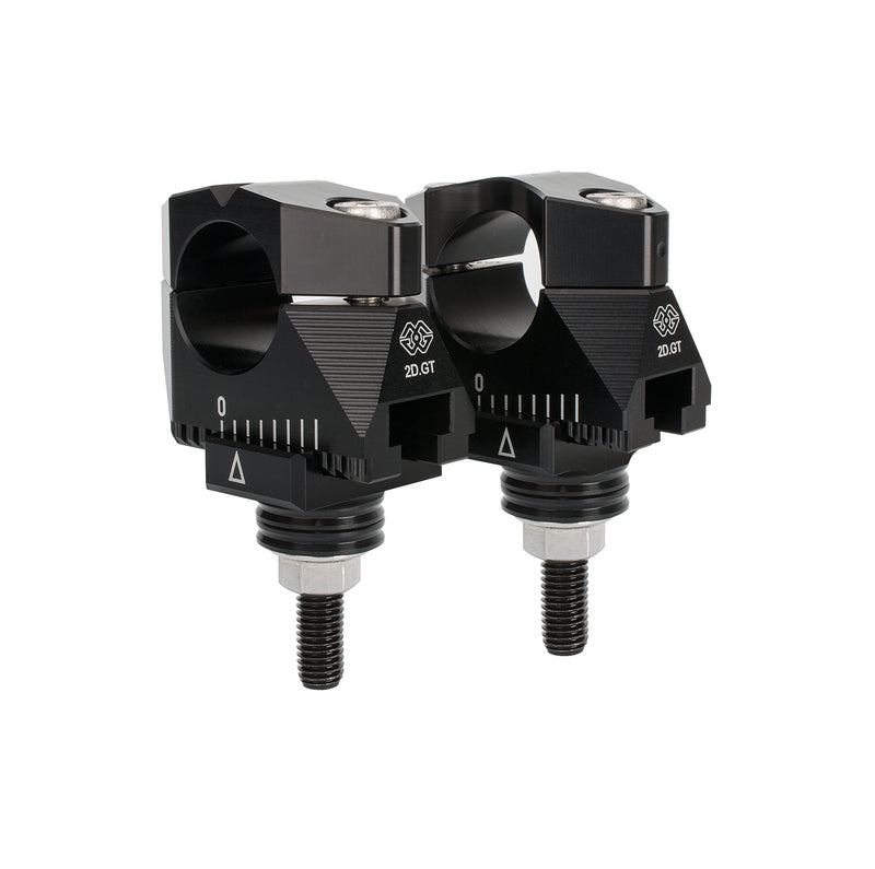 Suzuki V-Strom 1000 Abs [GILLES] - 2DGT Adjustable Bar Brackets Black