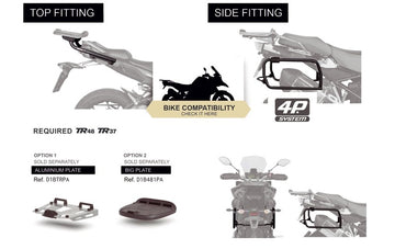 Suzuki V-Strom 1000 Abs [SHAD] - 4P system mounting kit (side)