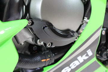 Kawasaki Zx-10Rr [GILLES] - Left Crankcase Protector Black Kawasaki Ninja ZX-10R