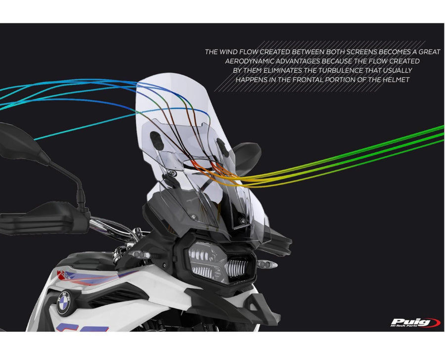 BMW F 750 GS [2024] – Adjustable windshield – Tinted