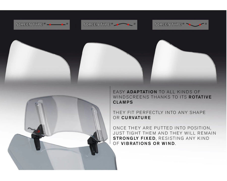 KTM 890 SMT [2025] – Spoiler disc 2.0 attached with screws – Transparent
