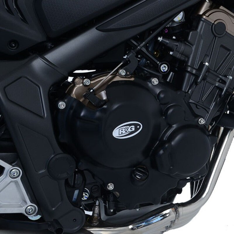 Honda CB 650 R NEO SPORTS CAFE RH02 [2021-2023] - Race Series Left Engine Case Cover Protector - Black Honda CB650R/CBR650R