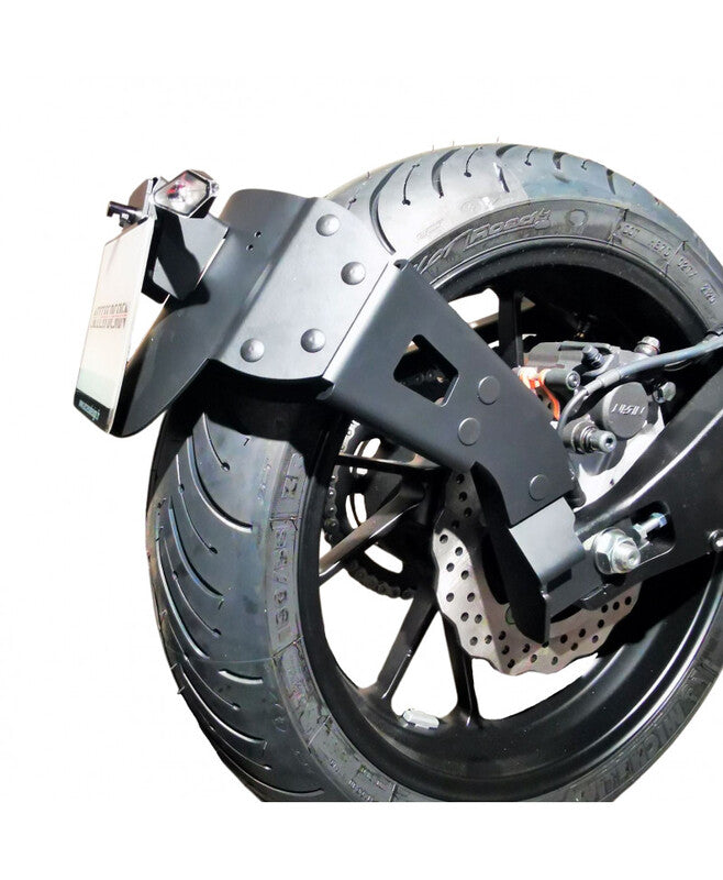Yamaha Tracer 7 Tracer 7 Gt [ACCESS DESIGN] - ''Wheel Fitted'' License Plate Holder Black - Yamaha MT-07 Tracer