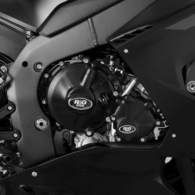 Honda CBR 1000 RR-R FIREBLADE [2020-2026] - Race Series Right Crankcase Cover Protector (Clutch) - Black Honda CBR1000RR-R Fireblade SP