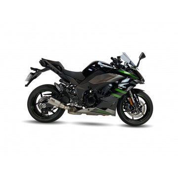 Kawasaki Ninja 1000 [IXIL] - RC muffler stainless steel / end cap carbon - CK7294RC