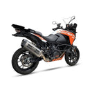 Ktm 1290 Super Adventure [IXIL] - MXT silencer stainless steel / end cap black - EM3089SS