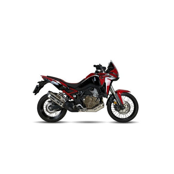 Honda Crf 1100 L Africa Twin [IXIL] - MXT silencer stainless steel / end cap black - EH6046SS - 0
