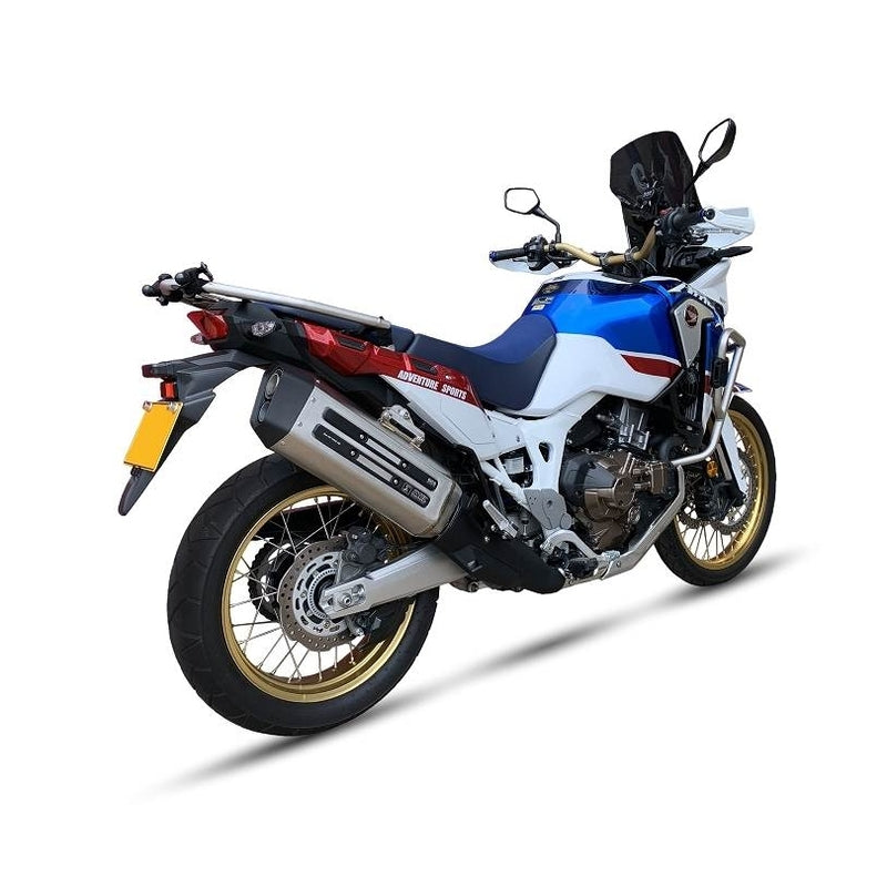 Honda Crf 1000 L At Adv Sp [IXIL] - MXT muffler stainless steel / end cap black - EH6082SS