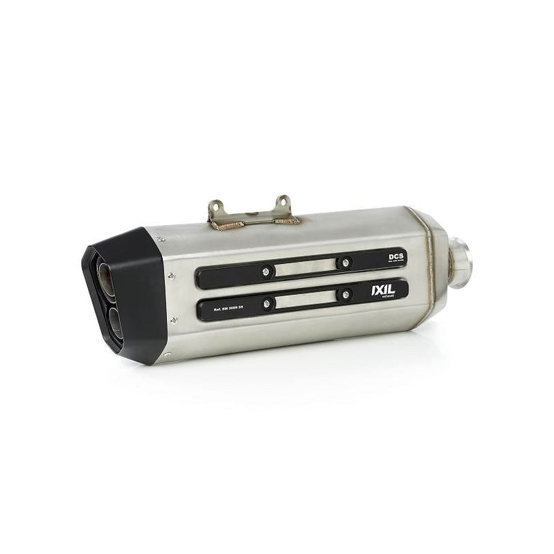 Suzuki V-Strom 1000 Abs [IXIL] - MXT silencer stainless steel / end cap black - ES8084SS