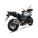 Suzuki V-Strom 1000 Abs [IXIL] - MXT silencer stainless steel / end cap black - ES8084SS