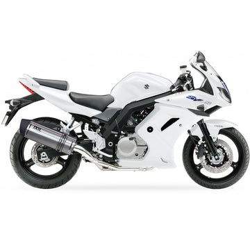 Suzuki Sv 650 [IXIL] - Hexoval muffler stainless steel / end cap black