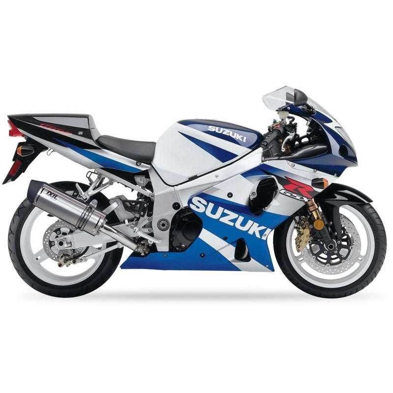 Suzuki Gsx-R 1000 [IXIL] - Hexoval end pot stainless steel / end cap stainless steel black - OS8098VSE