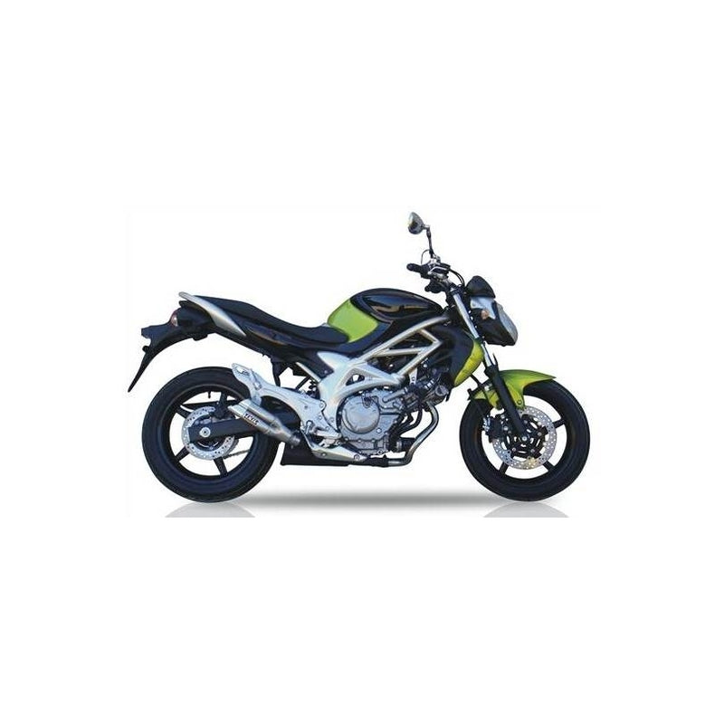 Suzuki Sfv 650 [IXIL] - Hyperlow muffler stainless steel / end cap aluminum - XS8358V