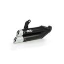 Suzuki Gsf 650 Bandit Abs [IXIL] - Hyperlow silencer stainless steel black / end cap aluminum - XS8357XB