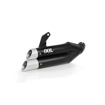 Suzuki Gsf 650 Bandit [IXIL] - Hyperlow silencer stainless steel black / end cap aluminum - XS8357XB