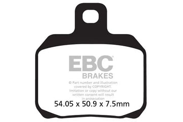 Ducati Monster 821 [EBC]-Half-sorted VEE brake pads