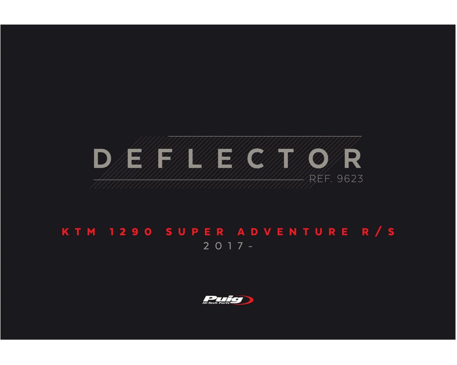 KTM 1290 SUPER ADVENTURE T [2023] – Upper Deflector – Transparent