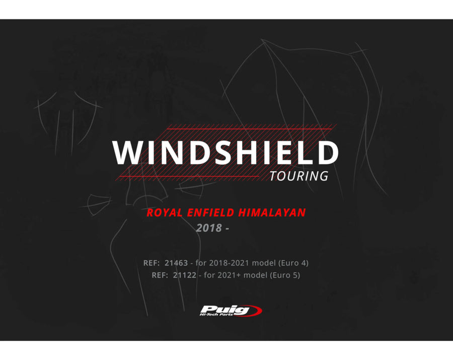 ROYAL ENFIELD HIMALAYAN 410 [2023] – Touring Screen – Transparent
