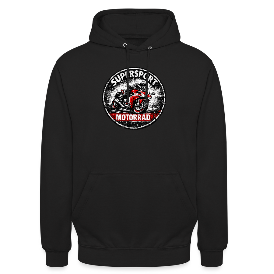 Ducati supersport [Hoodie] - Grunge Badge - Chest Print
